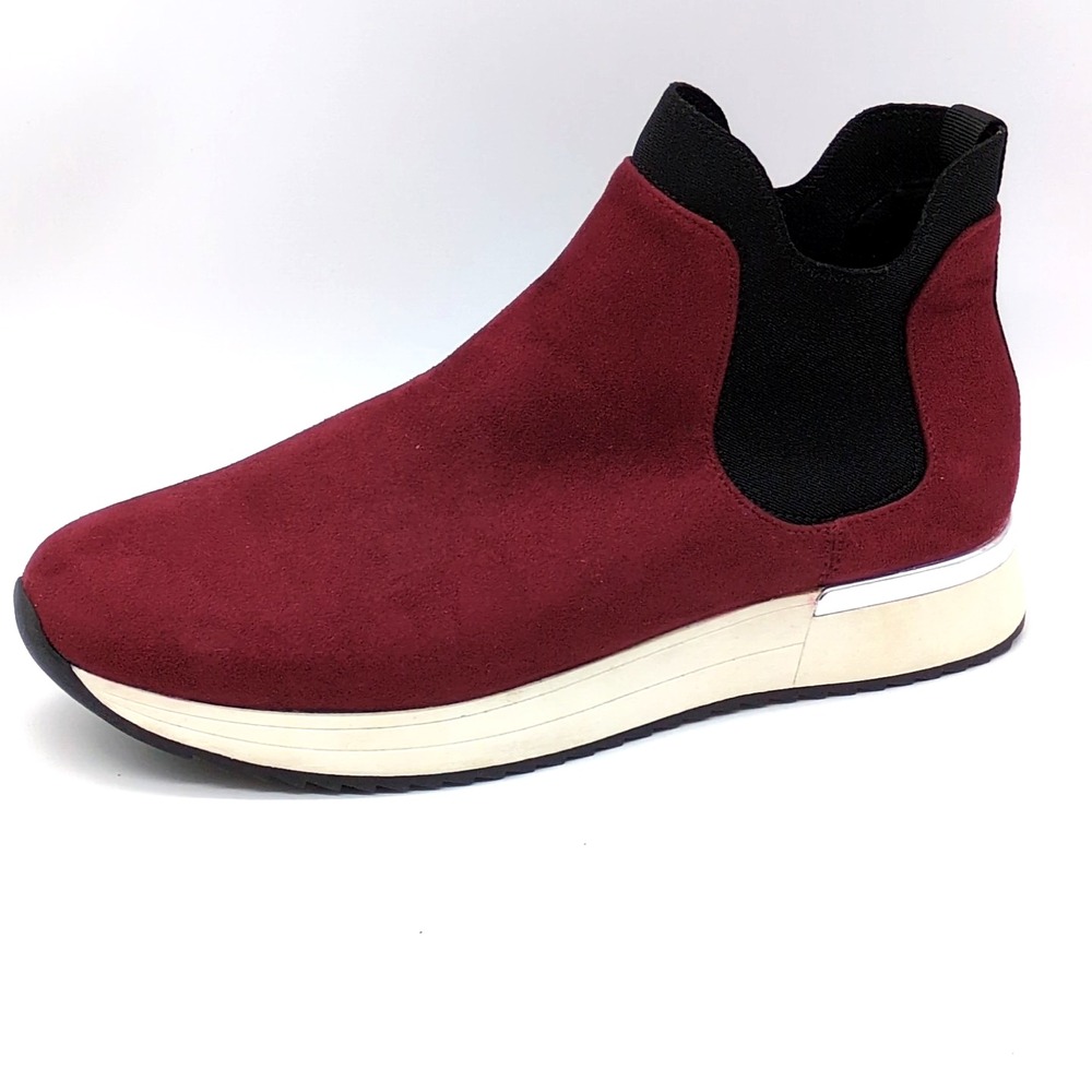 Kenneth Cole Reaction Sneakers Womens Cameron Chelsea Red 10 Jogger Shoes